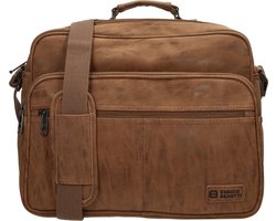 Enrico Benetti Rotterdam 66621 Laptoptas met 15" laptopvak / reportertas - Camel