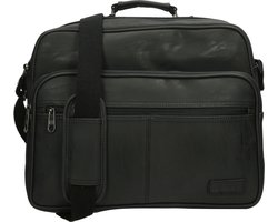 Enrico Benetti Rotterdam 66621 Laptoptas met 15" laptopvak / reportertas - Zwart