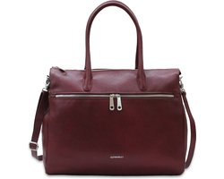 Gigi Fratelli Dames Leren Laptoptas 15 inch Romance Business ROM8006 Rubino