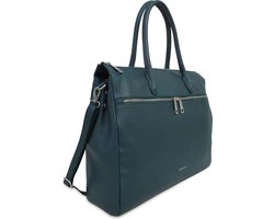 Gigi Fratelli Dames Leren Laptoptas 16-17 inch Romance Business ROM8007 Teal / Groenblauw