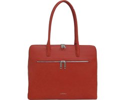 Gigi Fratelli Laptoptas / Laptoptas Dames - 15 inch - Leer - Romance Business - Oranje