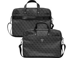 Guess 4G PU Triangle Logo Laptoptas 15 tot en met 16 inch - Zwart