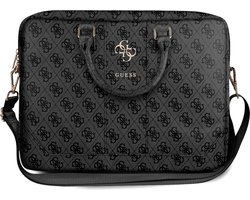 Guess PU 4G metal Logo Laptop Tas - 15 en 16 inch Grijs