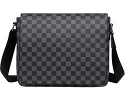 Heren draagbare schoudertas Echt leer Waterdicht Krasbestendig Crossbody tas Heren tas Messenger tas