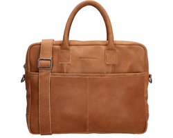 Hide & Stitches Hunter Laptoptas 15,6 inch (34.5x19.4 cm) - Cognac - 100% Leer