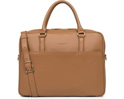 Lancaster Paris Aktetas Mademoiselle Business - Camel - Leer