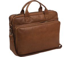 Leren Laptoptas Cognac Jackson