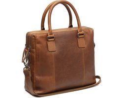 Leren Laptoptas Cognac Santiago