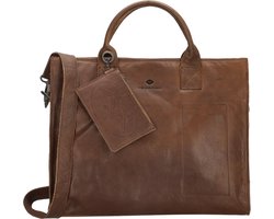 Micmacbags Golden Gate Laptoptas 15,6 inch (38 cm) - Bruin