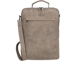 Micmacbags Malmö Laptoptas 15,6 inch (34.5x19.4 cm) - Grijs - 100% Leer