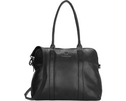 Micmacbags Porto Hand & Schoudertas Laptoptas 13,3 inch - Zwart