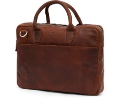 Montreal Executive 13" Dunne Tankleurige Leren Tas