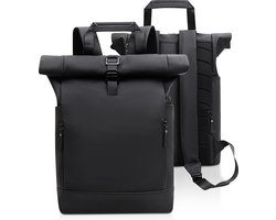 NovaQ Waterdichte Rolltop Rugzak voor Dames & Heren - Laptoptas 15,6 Inch - 40 Liter Rugtas - Verstelbare Reistas - Backpack Rugzakken