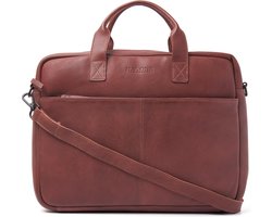 N.Y. one A4 Werktas | Zakelijke leren werktas | Werktas heren | Werktas dames | Aktetassen | Werktas heren schoudertas | Laptoptas | Laptoptas heren | laptoptas 15.6 inch | Tampa - 933619 Brown