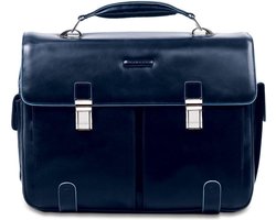 Piquadro Blue Square Computer Briefcase 15.6 Night Blue