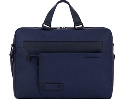 PIQUADRO Business tas Laptoptas met laptopvak Aye Computer Briefcase Blu Donkerblauw