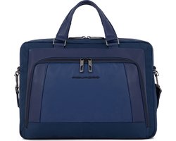 PIQUADRO Business tas Laptoptas met laptopvak Wallaby Briefcase Night Blue Donkerblauw