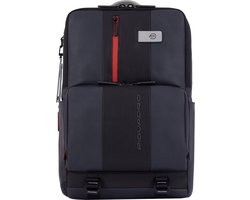 Piquadro Urban Fast-check Laptop and Ipad Backpack grey/black