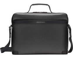 PORSCHE DESIGN Afzonderlijke gevallen Laptoptas met laptopvak Carbon Briefcase Black Grijs Zwart