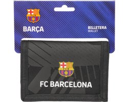 Portefeuille F.C. Barcelona Black Zwart 12,5 x 9,5 x 1 cm