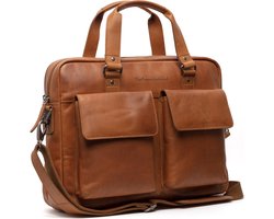 The Chesterfield Brand Leren Laptoptas Cognac Newport