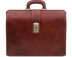 Tuscany Leather - Leren dokterstas 'Canova' - Bruin - TL141826