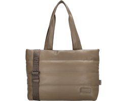 Zebra Trends Evie Shopper / Laptoptas - 15,6 inch - Taupe