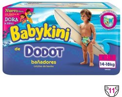 Babykini - DODOT - Dora & Diego - Zwembroek - 14-18kg - Maat 5 - 11 Stuks