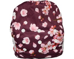 Exclusief!! Wasbare Zwemluier Groot Cherry Blossom