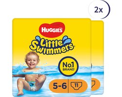 Huggies Little Swimmers - zwemluiers - maat 5/6 - (12 tot 18 kg) - voordeelverpakking - 66 stuks (6x11)