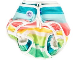 Imaginarium Aqua-Nappies Multi - Wasbare Zwemluier - Strepen - Maat 80