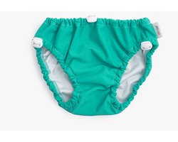 ImseVimse - Vimse - zwemluier - aanpasbaar - groen - aqua groen - OEKO-TEX® gecertificeerd - L/XL - 9 tot 14 kg