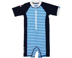 JUJA - UV Zwempak voor baby's - korte mouwen - Captain - Blauw - maat 86-92cm