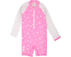 JUJA - UV Zwempak voor baby's - lange mouwen - Stars - Roze - maat 74-80cm