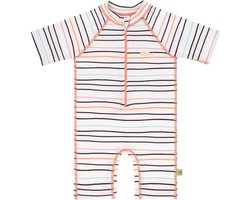 Lässig Splash & Fun korte mouw zon- en zwempak Little Sailor peach 24 mnd.