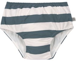 Lässig Zwembroekje met luier Splash & Fun Block Stripes milky/blue, 03-06 mnd. Maat 62/68