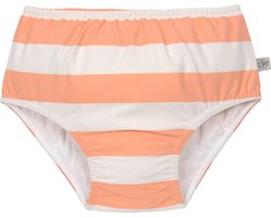 Lässig Zwembroekje met luier Splash & Fun Block Stripes milky/peach, 03-06 mnd. Maat 62/68