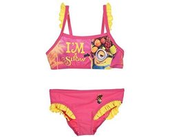 Minions Bikini fuchsia maat 98