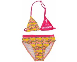 Minions - Bikini - One in a Minion - 6 Jaar - Maat 116 - Roze/Geel