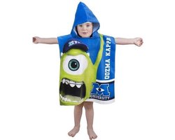 Monsters University - Badponcho / Badcape / Strandcape voor kinderen van ca. 2 t/m 6 jaar