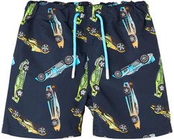 Name it zwemshort jongens - donkerblauw - NMMhotwheels - maat 86