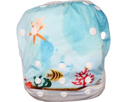 NIEUW!! Wasbare Zwemluier Klein Ocean Bottom