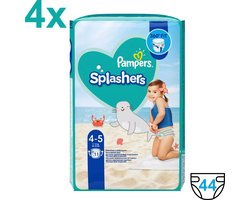 Pampers - Splashers - Maat 4-5 - Wegwerpbare Zwemluiers - 44 Stuks - Voordeelverpakking