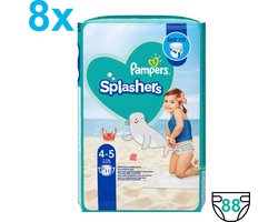 Pampers - Splashers - Maat 4-5 - Wegwerpbare Zwemluiers - 88 Stuks - Voordeelverpakking