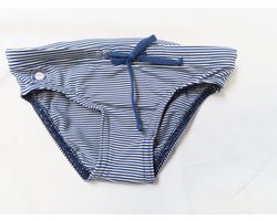 Petit Bateau - Zwembroek - Jongens - Streepje blauw - 3 maand 60