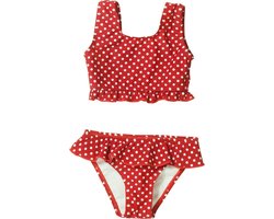 Playshoes UV bikini Kinderen Stippen - Rood - Maat 98/104