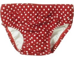 Playshoes UV herbruikbare Zwemluier Kinderen Dots - Rood - Maat 86/92