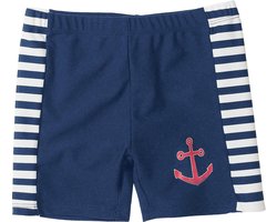 Playshoes - UV-zwemshort dreumes/peuter/kind - blauw-wit gestreept - 86-92cm