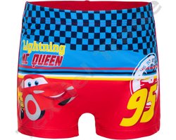 Rode zwembroek van Disney Cars maat 80