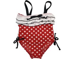 Supercute badpak met polkadots maat 74/80